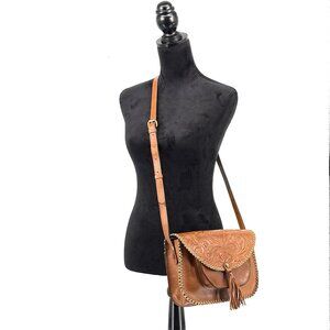 Patricia Nash Tooled Shoulder Bag